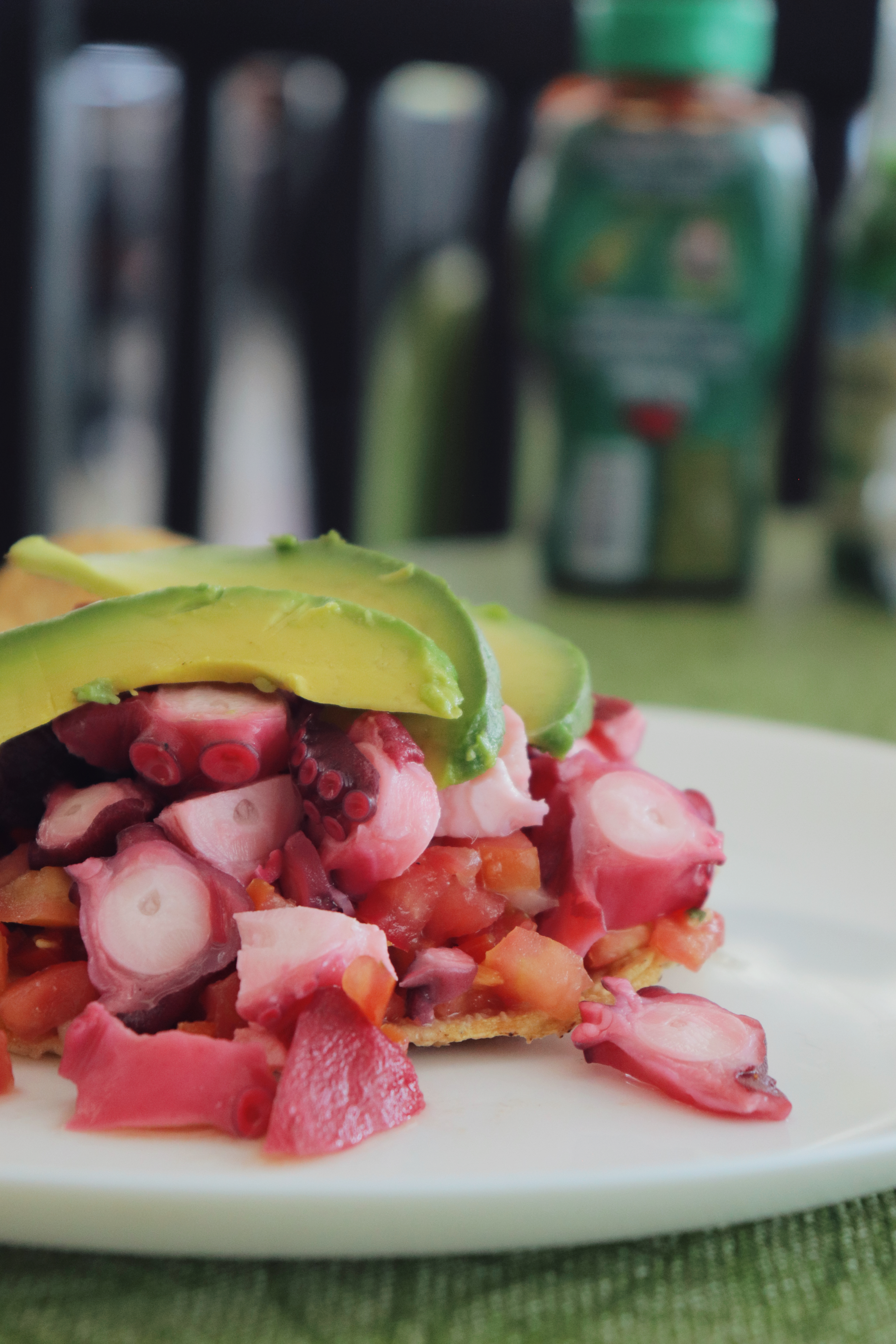 Tostada de pulpo